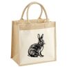 Pocket Jute Midi Tote Thumbnail