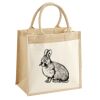 Pocket Jute Midi Tote Thumbnail