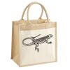 Pocket Jute Midi Tote Thumbnail