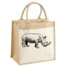 Pocket Jute Midi Tote Thumbnail