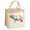 Pocket Jute Midi Tote Thumbnail
