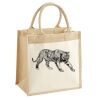 Pocket Jute Midi Tote Thumbnail