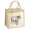 Pocket Jute Midi Tote Thumbnail