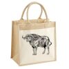 Pocket Jute Midi Tote Thumbnail