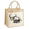 Pocket Jute Midi Tote Thumbnail