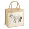 Pocket Jute Midi Tote Thumbnail