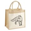 Pocket Jute Midi Tote Thumbnail