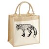 Pocket Jute Midi Tote Thumbnail