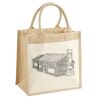 Pocket Jute Midi Tote Thumbnail