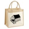 Pocket Jute Midi Tote Thumbnail