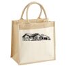 Pocket Jute Midi Tote Thumbnail