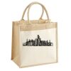 Pocket Jute Midi Tote Thumbnail