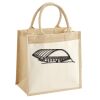 Pocket Jute Midi Tote Thumbnail