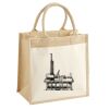 Pocket Jute Midi Tote Thumbnail