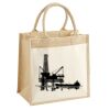 Pocket Jute Midi Tote Thumbnail