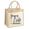 Pocket Jute Midi Tote Thumbnail