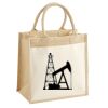 Pocket Jute Midi Tote Thumbnail