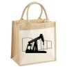 Pocket Jute Midi Tote Thumbnail
