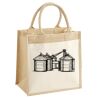 Pocket Jute Midi Tote Thumbnail