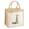 Pocket Jute Midi Tote Thumbnail