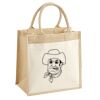 Pocket Jute Midi Tote Thumbnail