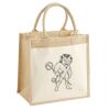Pocket Jute Midi Tote Thumbnail