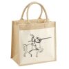 Pocket Jute Midi Tote Thumbnail