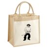 Pocket Jute Midi Tote Thumbnail