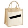 Pocket Jute Midi Tote Thumbnail