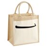 Pocket Jute Midi Tote Thumbnail