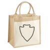 Pocket Jute Midi Tote Thumbnail
