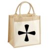 Pocket Jute Midi Tote Thumbnail
