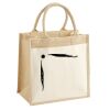 Pocket Jute Midi Tote Thumbnail