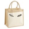 Pocket Jute Midi Tote Thumbnail
