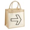 Pocket Jute Midi Tote Thumbnail