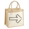 Pocket Jute Midi Tote Thumbnail