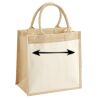 Pocket Jute Midi Tote Thumbnail