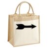 Pocket Jute Midi Tote Thumbnail