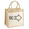 Pocket Jute Midi Tote Thumbnail