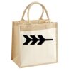 Pocket Jute Midi Tote Thumbnail