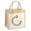 Pocket Jute Midi Tote Thumbnail