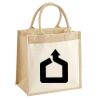 Pocket Jute Midi Tote Thumbnail