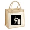 Pocket Jute Midi Tote Thumbnail