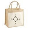 Pocket Jute Midi Tote Thumbnail