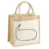 Pocket Jute Midi Tote Thumbnail