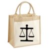 Pocket Jute Midi Tote Thumbnail