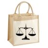 Pocket Jute Midi Tote Thumbnail