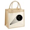 Pocket Jute Midi Tote Thumbnail