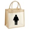 Pocket Jute Midi Tote Thumbnail
