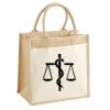 Pocket Jute Midi Tote Thumbnail
